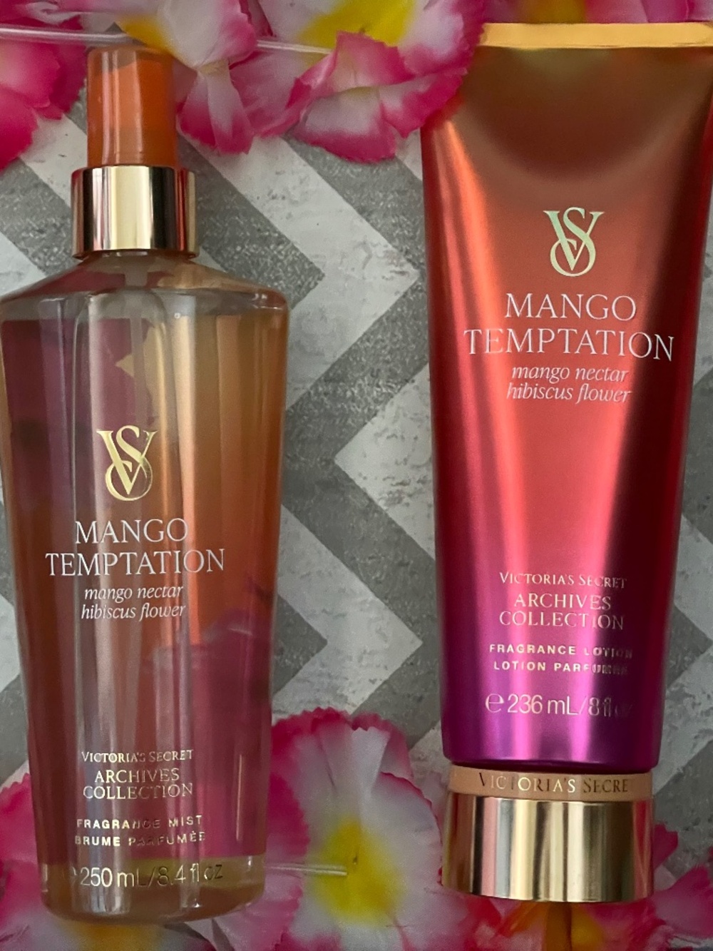 Victoria’s Secret, Mango Temptation Fragrance Mist and Lotion Set